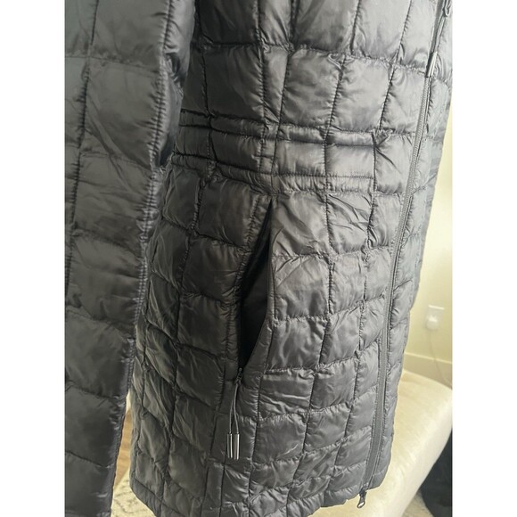 The North Face Women’s ThermoBall Eco Parka Black Hooded Jacket Size Small - Picture 6 of 11